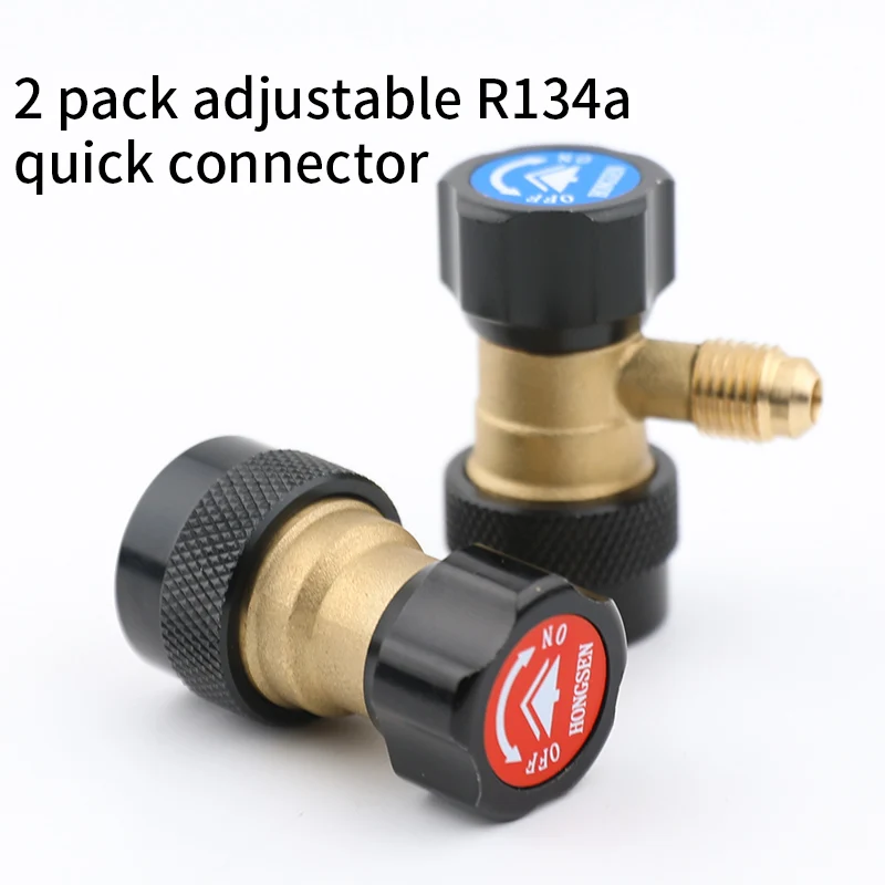 

HONGSEN автомобильный кондиционер, адаптер для быстрой муфты, высокий и низкий разъем коллектора хладагента для R134A