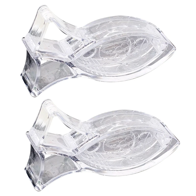 

2Pcs Fish Lemon Squeezer Portable Lemon Juicer Clear Acrylic Manual Fruit Juicer