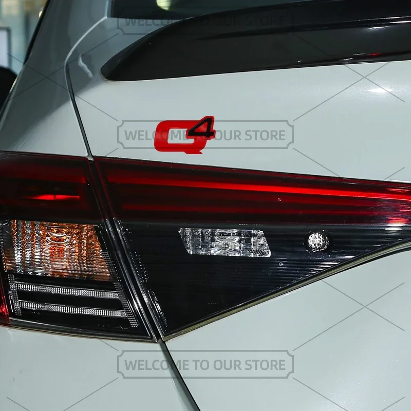 Наклейка на автомобиль Alfa Romeo, 3D металлическая эмблема Q2 Q4 TI, наклейки на кузов, наклейка на заднюю часть автомобиля для Alfa Romeo Stelvio Giulietta Giu (art.: 3920dc013dd30) - 3920dc013dd30
