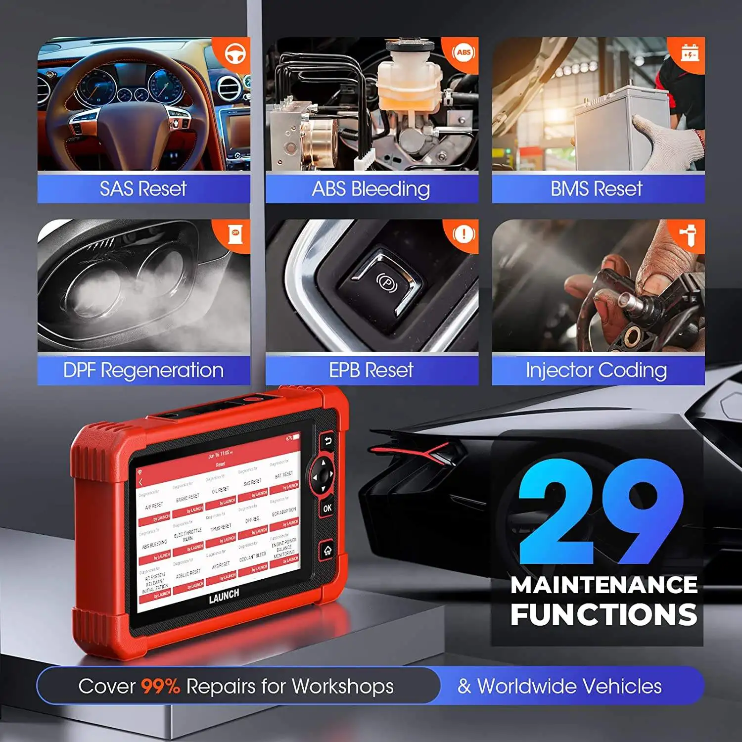 2023 Оригинальный crp919x crp919 crp909x crp 909x 909 obd2 OBDII Escaner автоматический считыватель кодов