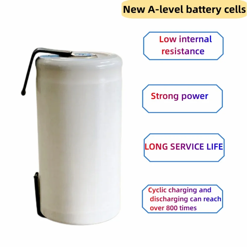 2 ~ 20 шт. Sub C SC 1 В 3000 мАч Ni-Cd Ni Cd аккумуляторная батарея белого цвета