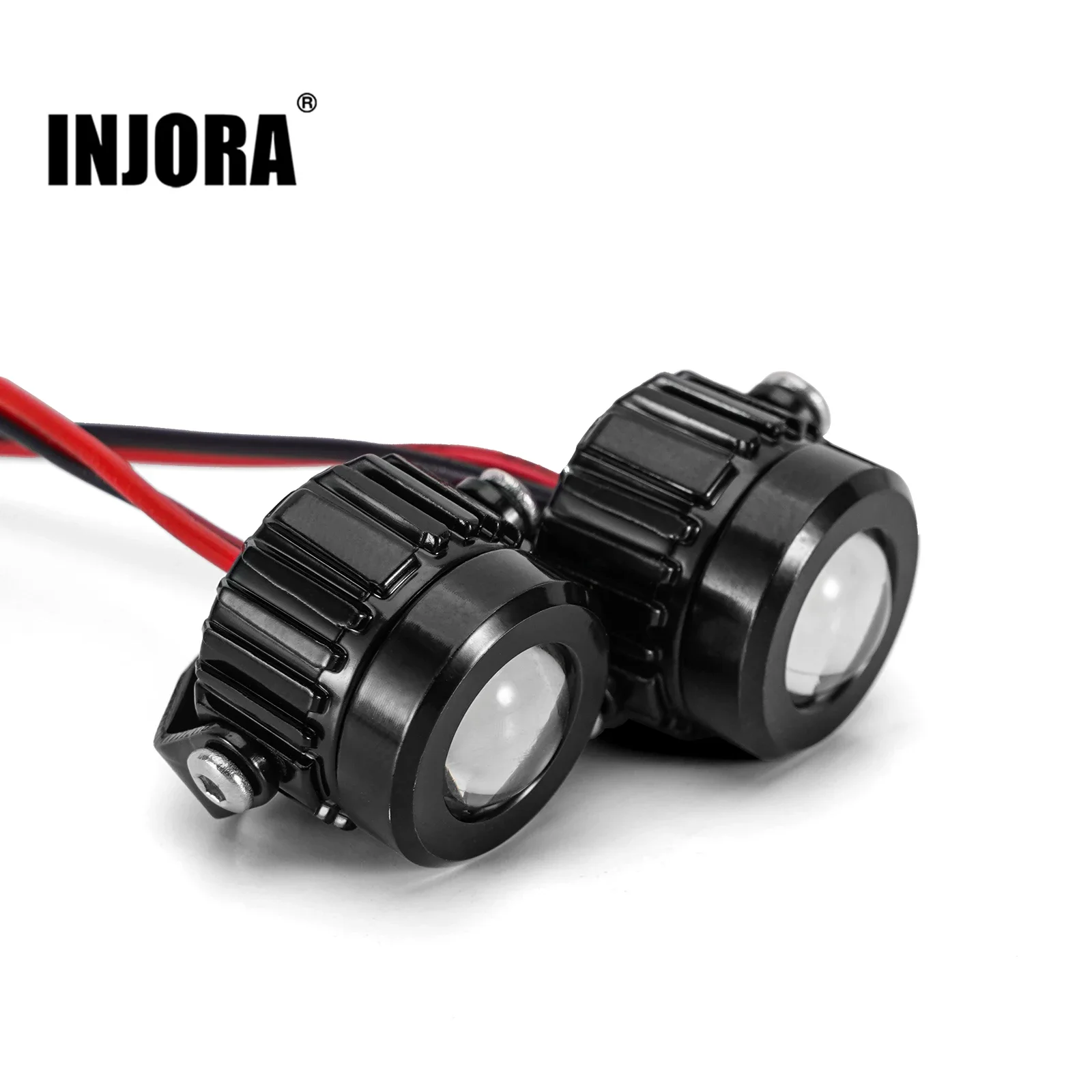 Супер яркие светодиодные фонари INJORA для радиоуправляемых гусеничных машин 1/10 1/8