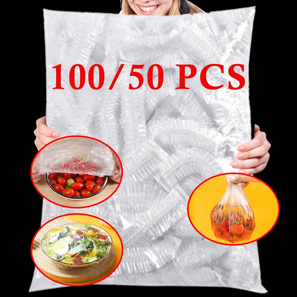 

100 шт., одноразовые пакеты для хранения овощей и фруктов