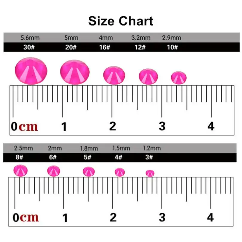 Ss6-ss30 светящиеся неоновые кристаллы AB Glass без горячей фиксации искусственные