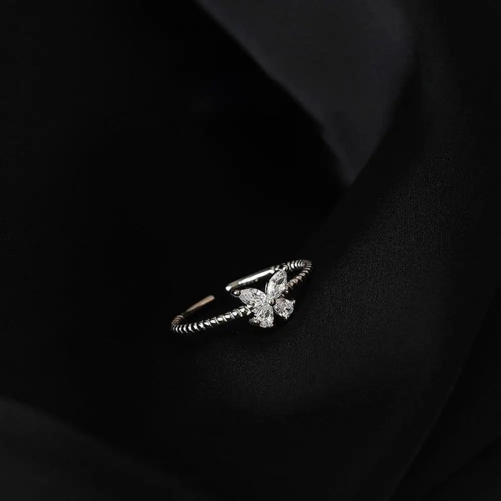 

Party Ring All-match Lightweight Jewelry Gift Female Butterfly Ring Jewelry Accessories Women Ring for Dating
