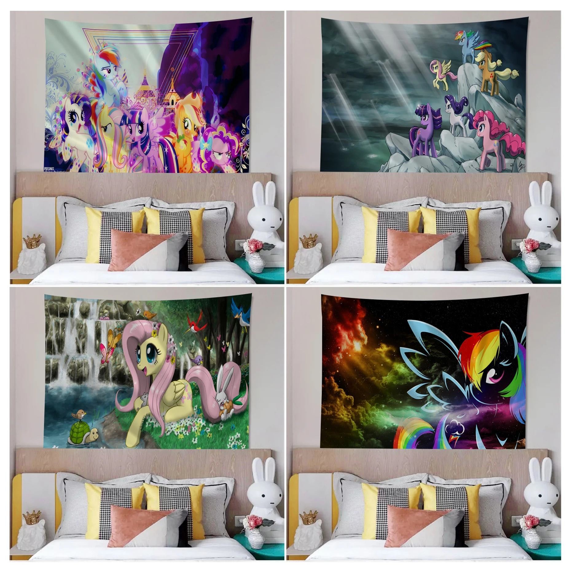 

Настенный Гобелен My-Little-Ponys, искусство, научная фантастика
