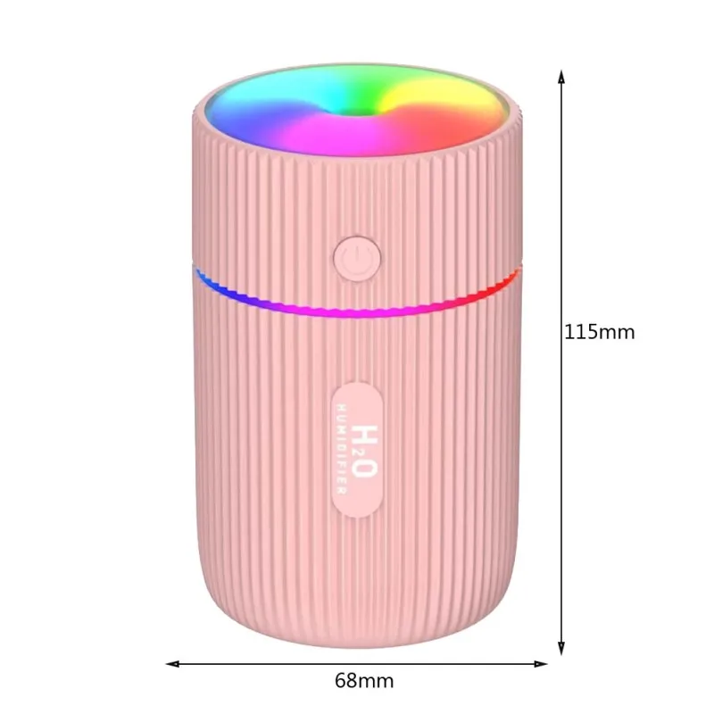 

Atmosphere Lamp Home Car Humidifier Small Humidifier Low Noise Desktop Humidifier Usb Mist Diffuser Portable Colorful