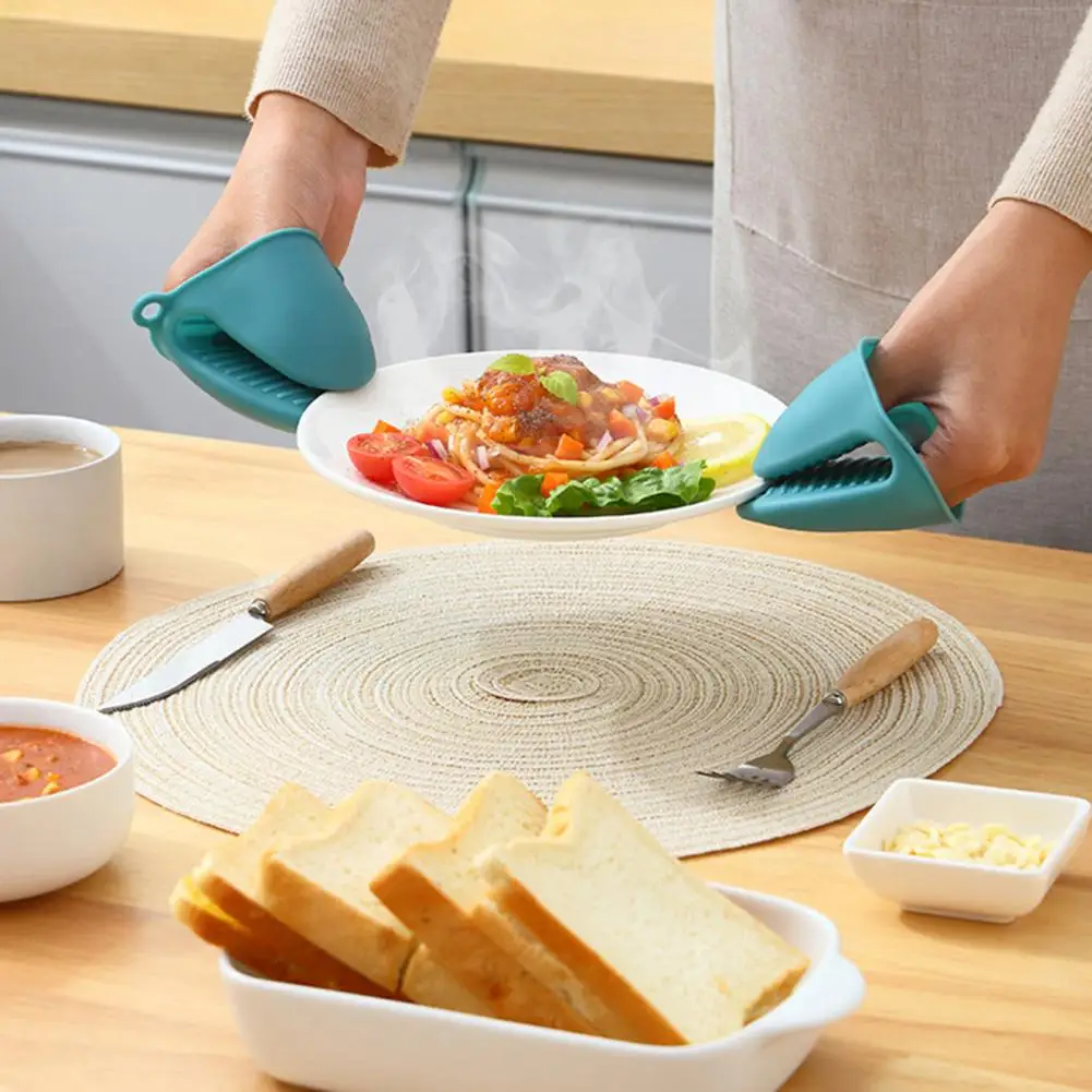 

Перчатки-бабочки Нескользящие противоскользящие перчатки с зажимом для фотографий практичные перчатки для духовки с хорошим захватом