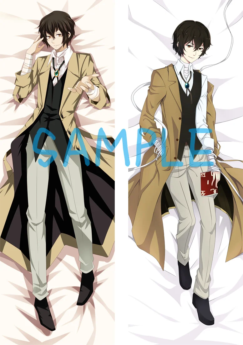 Аниме Dazai Osamu Косплей Мультфильмы Dakimakura Наволочка Обнимающее тело Опора