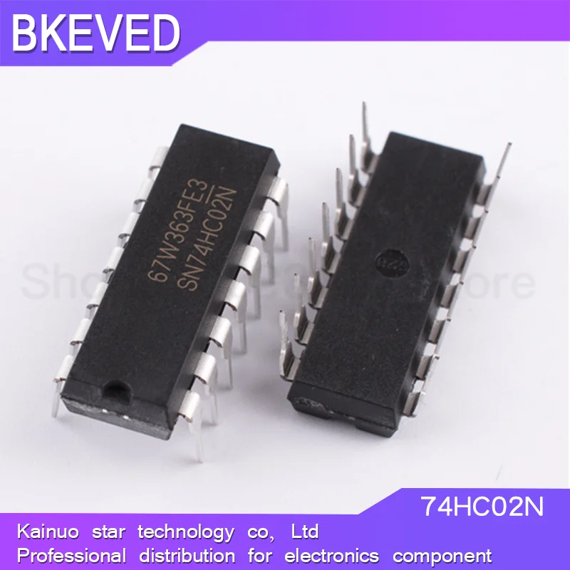 10 шт. 74HC02N DIP14 74HC02 DIP SN74HC02N DIP-14 новая Оригинальная интегральная схема