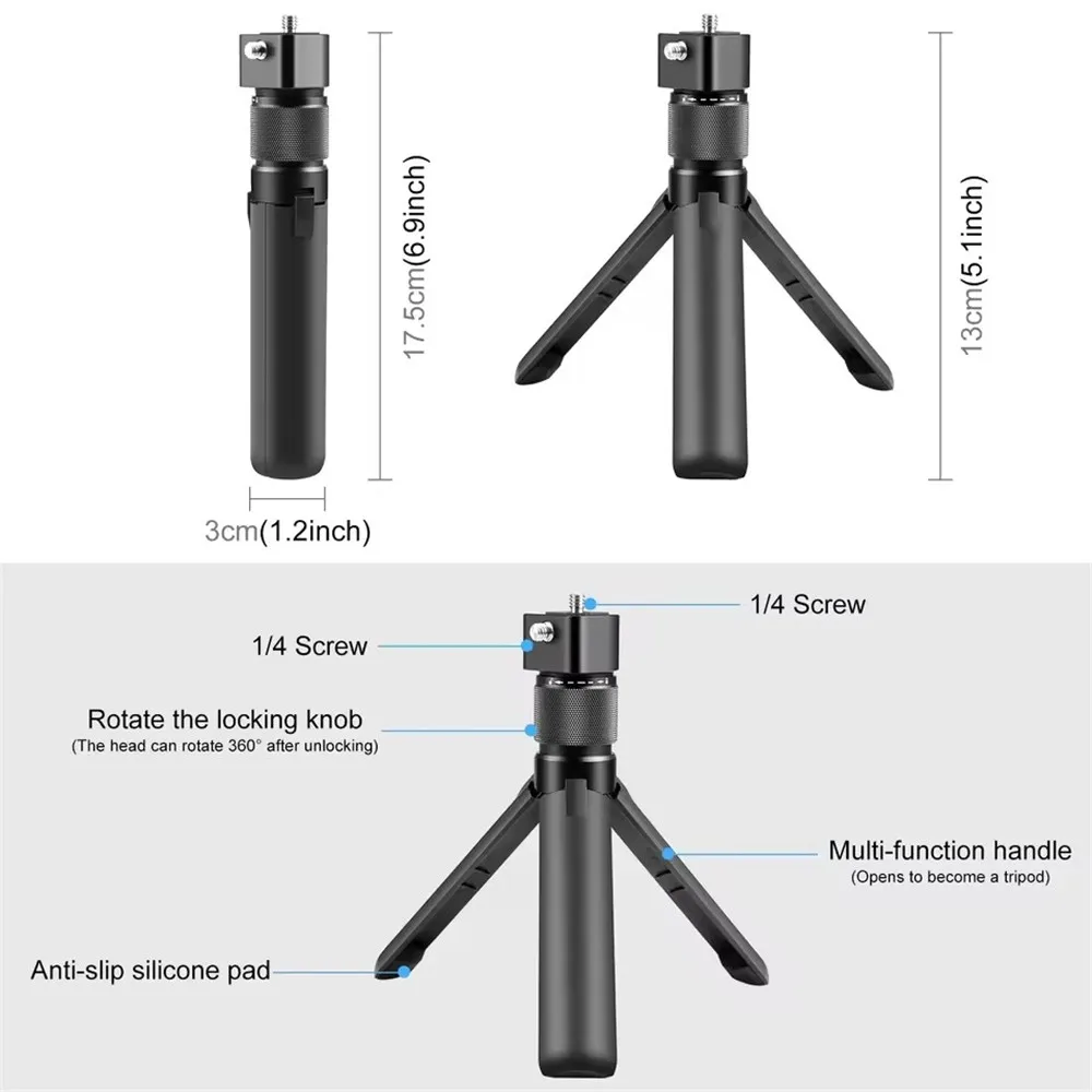 Невидимая селфи-палка для Insta360 X4 X3 X5, выдвижной монопод-рукоятка для съемки Bullet Time, аксессуары для экшн-камер Insta360 (art.: 3920dbda60442) - 3920dbda60442