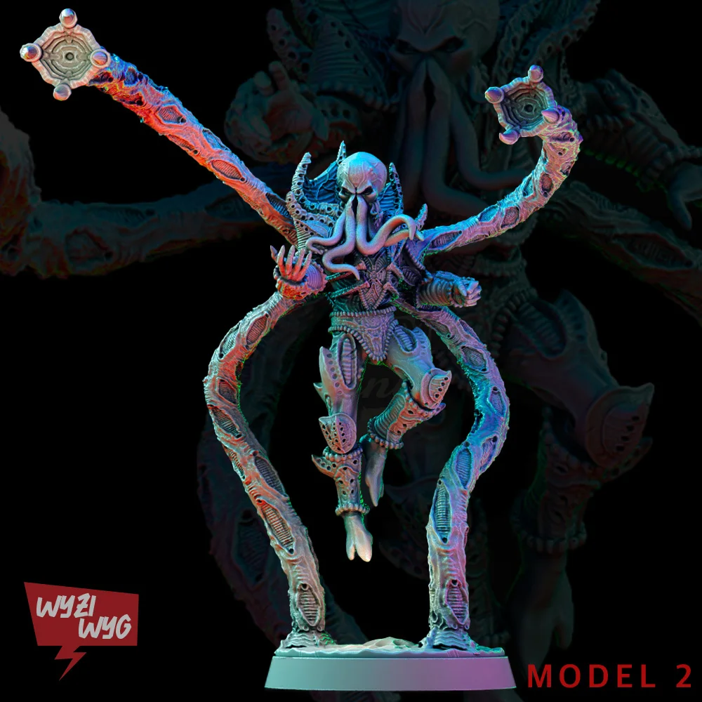 Миниатюрный жнец фигурка кальмара култист монстр Cthulhu шутер модель HD с 3D печатью