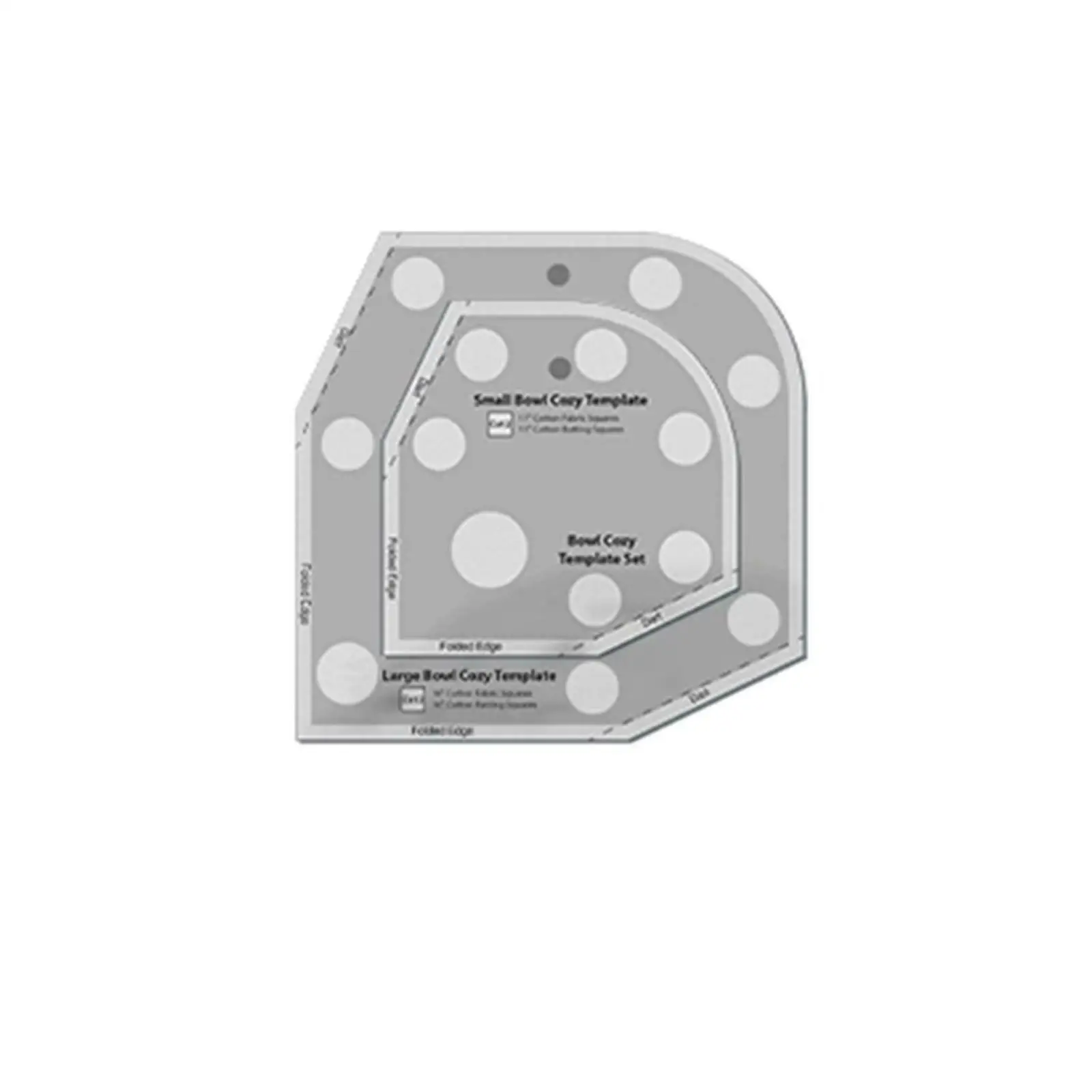 Чаша уютный шаблон набор линейки для резки чаша DIY Craft |