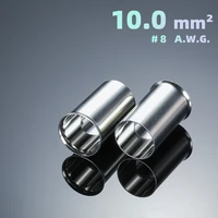 1000pcs en10 10 en10 12 en10 15 en10 18 non sleeve eyelet copper pipe wire end naked ferrule cold crimp terminal connector