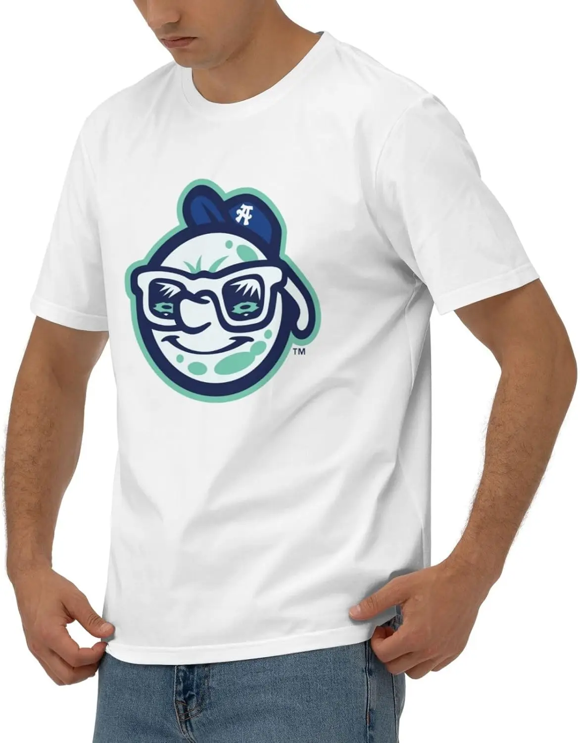 Мужская футболка с коротким рукавом Asheville Классическая Базовая Весенняя для