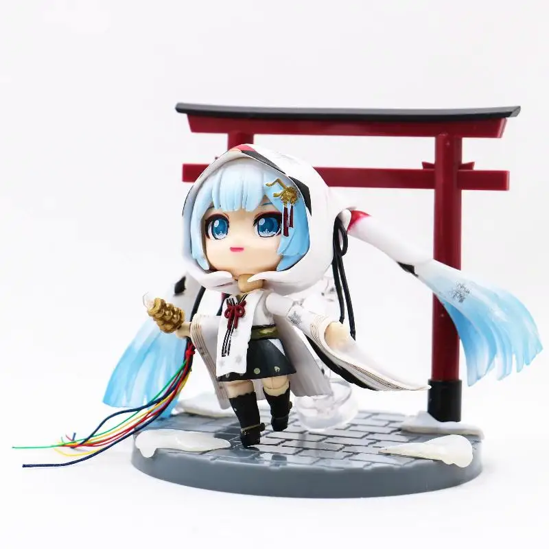 

Anime Q Version Hatsune Miku Halloween 2018# MIKU Witch Figures Toys Girls PVC Figure Model Toys Girl Birthday