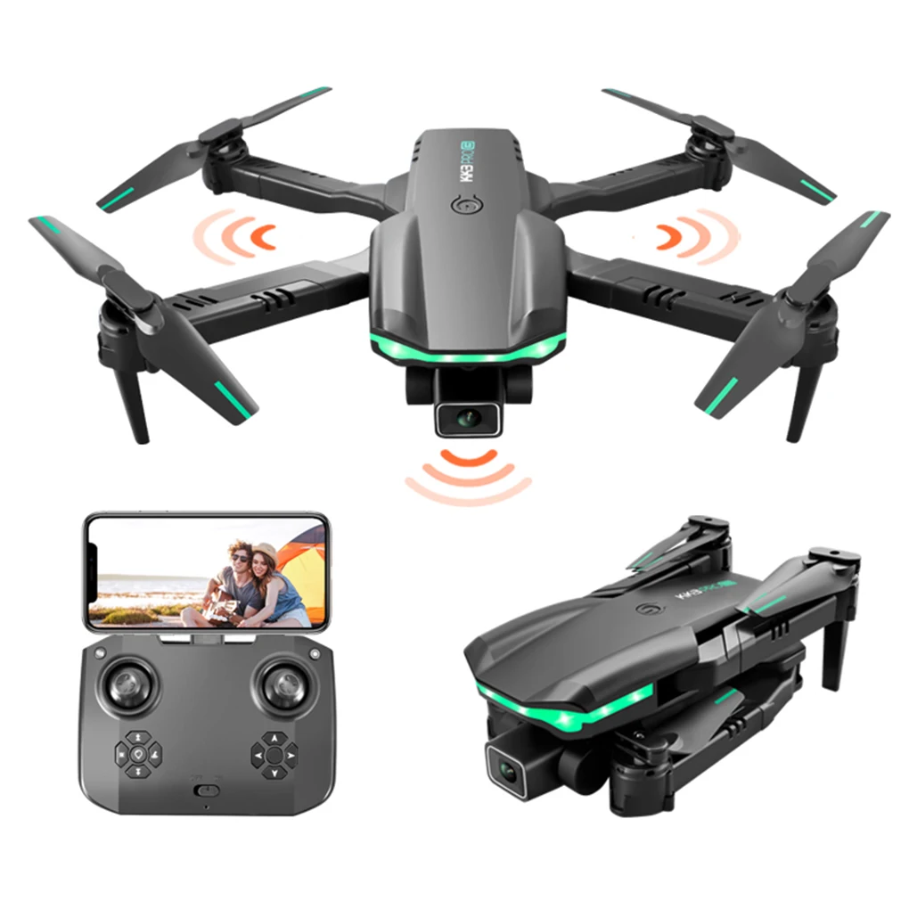 

KK3 Drone 4K Professional Dual Camera Wifi FPV Three Sides Obstacle Avoidance Unmanned Quadcopter Gifts Toys