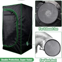 2pcs tents vent cover duct filter vent cover grow filter cover with elastic band and fixed buckle to dust proof for plant grow