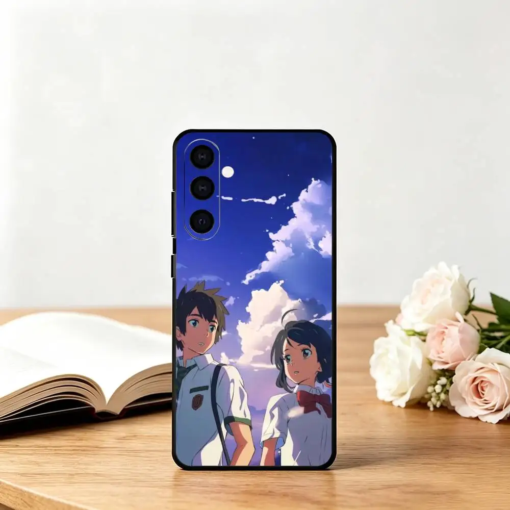 Чехол для телефона Anime Your N-Name Kimi no na wa для Samsung Galaxy A73, A72, A71, A70, A53, A52, A51, мягкий силиконовый черный чехол (art.: 3920dc932e2df) - 3920dc932e2df
