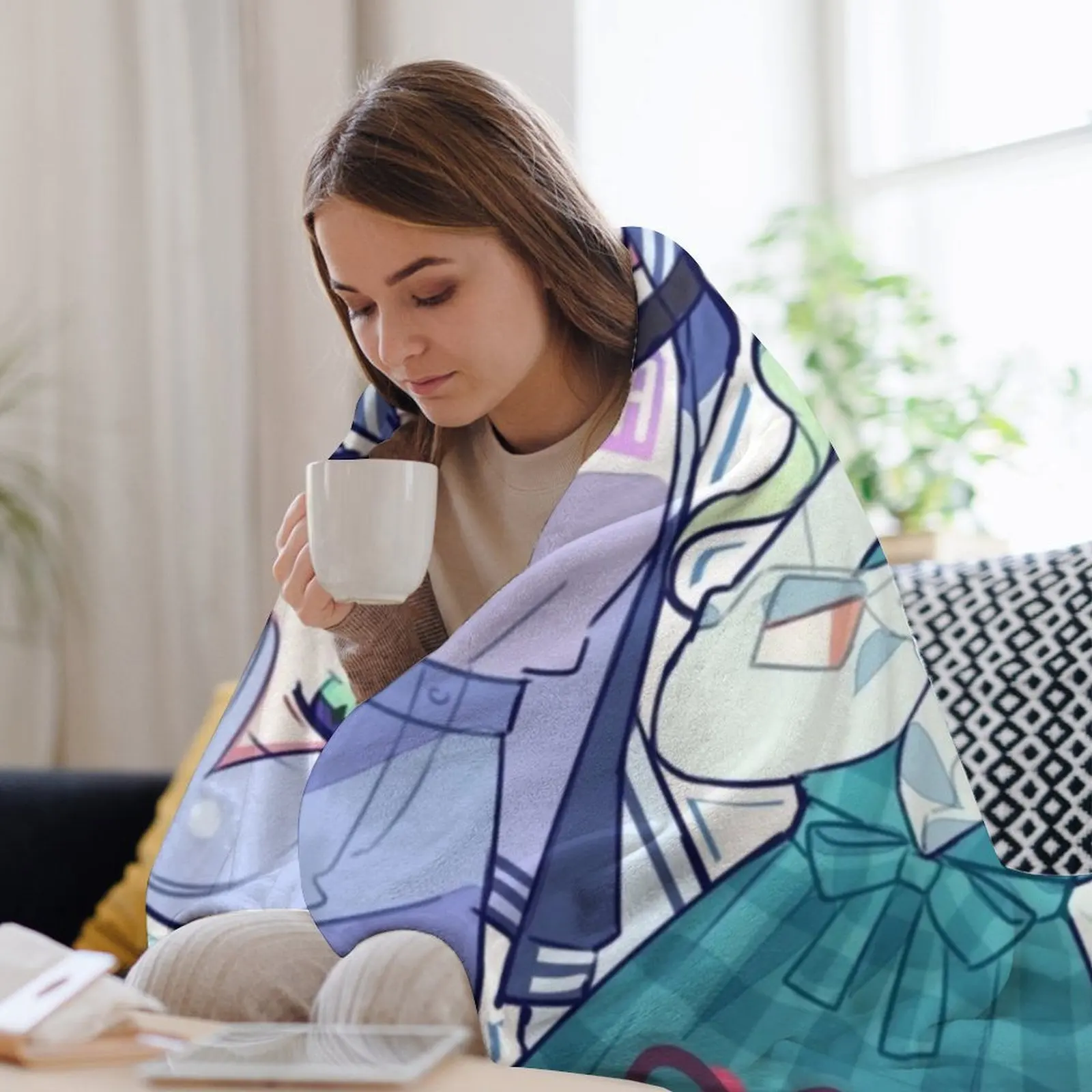 Эллира Кулора-Ниндзядзи пледы декоративные кровати кровать плед манга