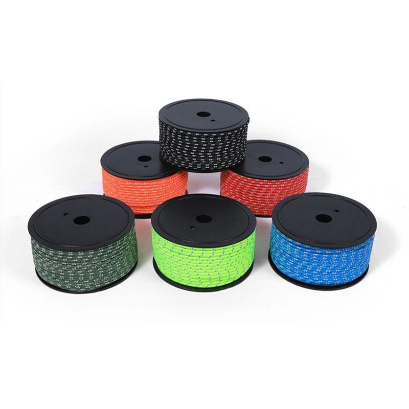 

Top!-Outdoor Tent Ropes Roll Reflective Ropes Canopy Windproof Ropes Fixed Ropes Binding Ropes Bold Reinforcement