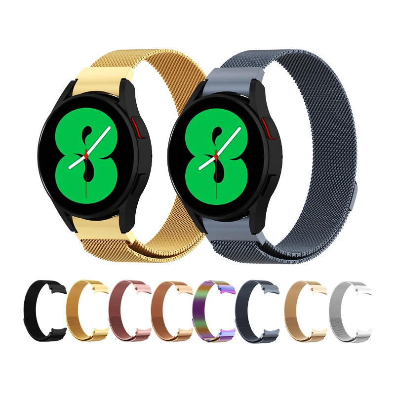 

Steel Samsung Galaxy Active 2 Watchband 3/41mm/Gear S2 Men Women Sports Smartwatch Band Huawei Watch GT/2/2e/Pro 46mm Strap