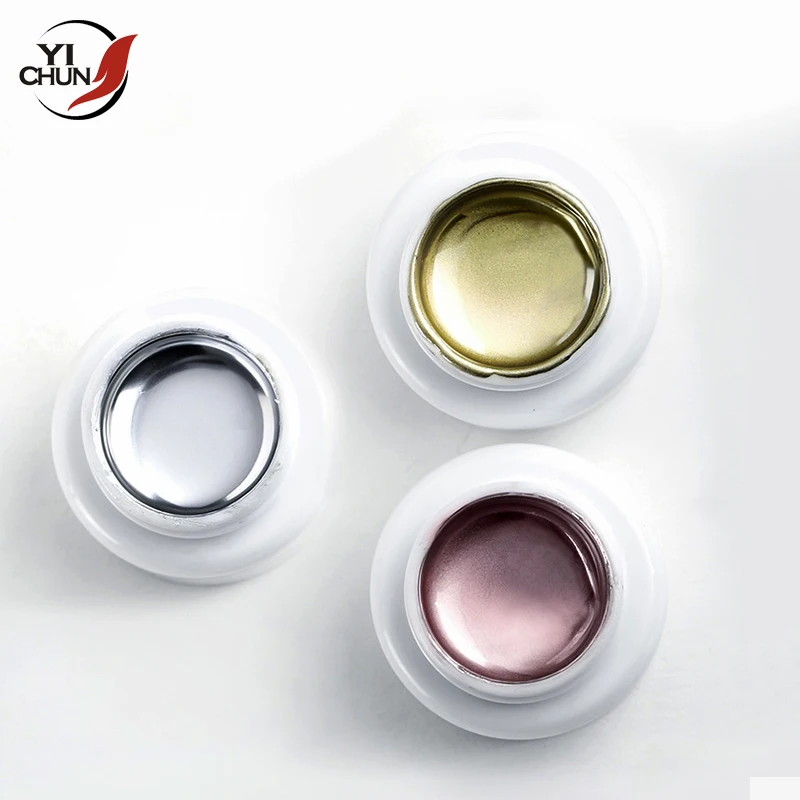 

5g Silver Rose Gold Mirror Metallic Painting Lacquer Spider Creative 3D Carving Drawing Nail Salon Supplies UV Gel Polish