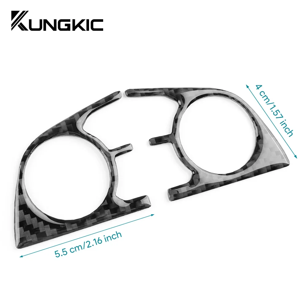 LHD настоящая мягкая наклейка из углеродного волокна для Toyota Camry 2018 2019 2020 2021 2022