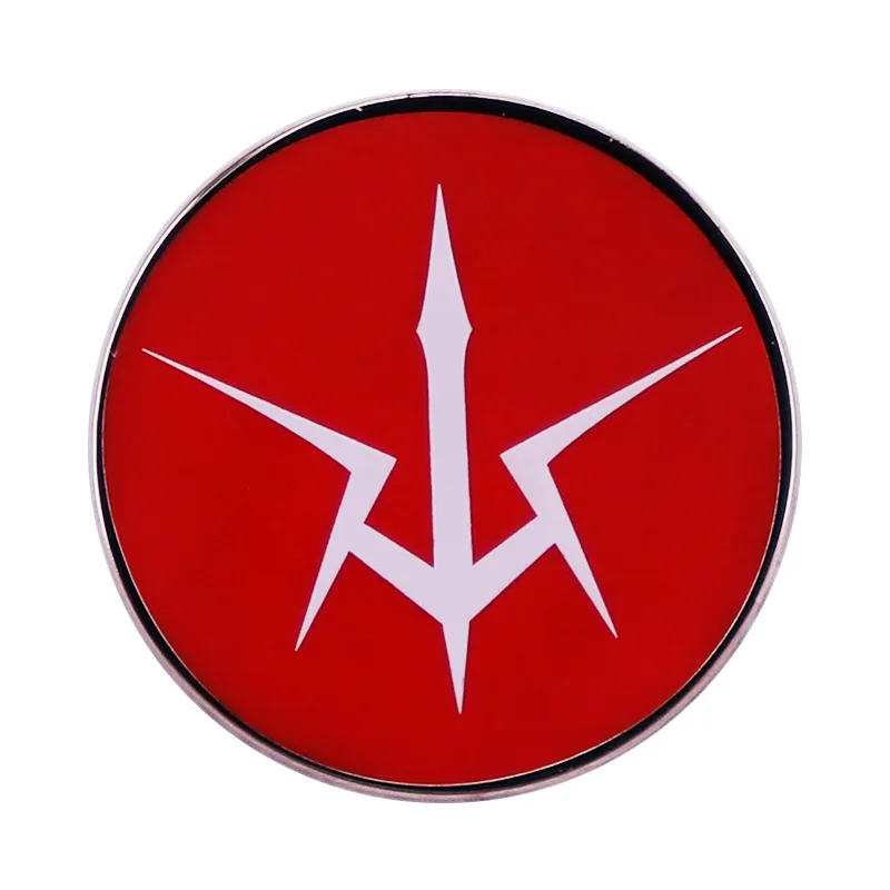 

The Symbol of the Villain Around the Game Pin Bag Enamel Pin Wrap Clothes Lapel Brooch Fine Badge Fashion Jewelry Friend Gift