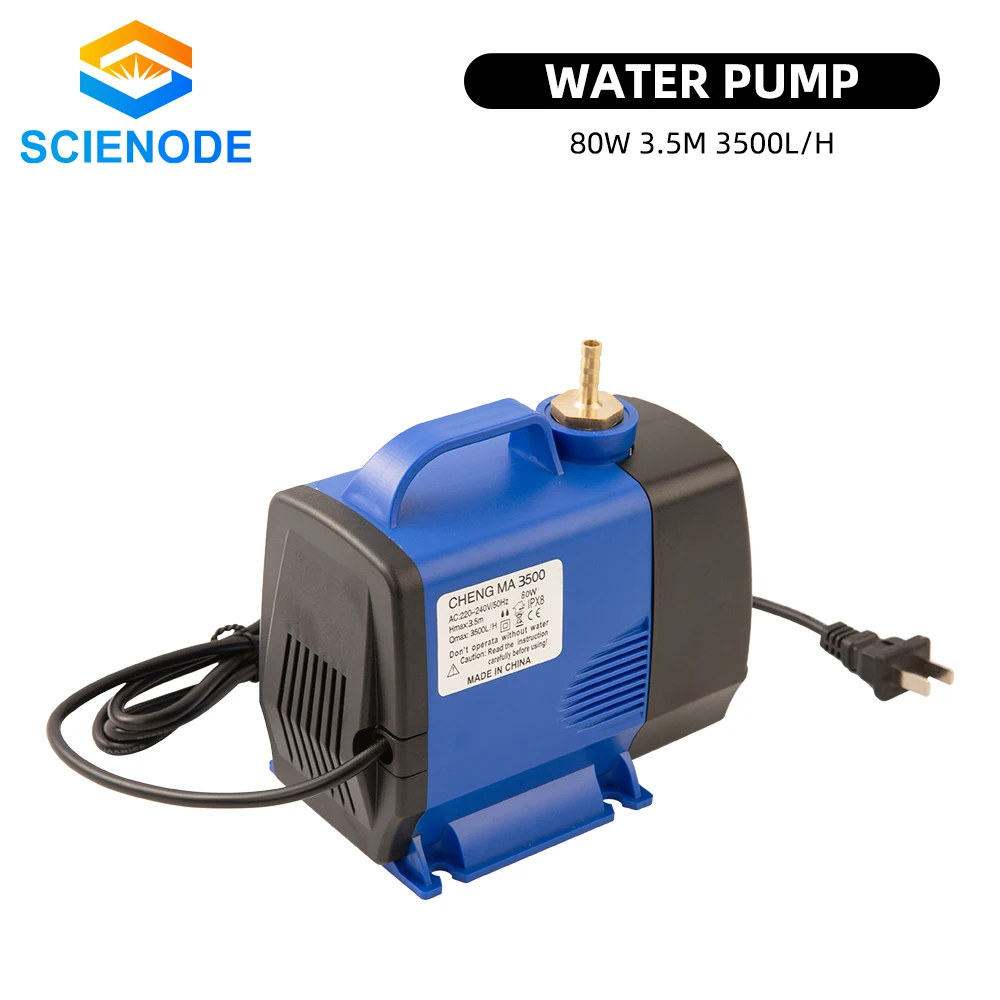 

Погружной водяной насос Scienode, 80 Вт, 50 Гц, 3,5 М, 220 л/ч, IPX8, 240-в, для лазерного гравировального станка CO2