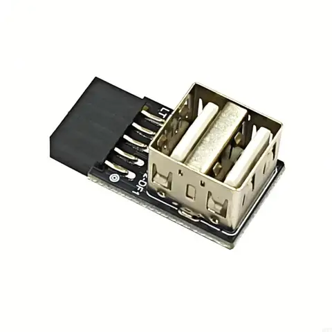 D7YC 9 PIN -контакт до 2 порта USB -адаптер разъем ПК.