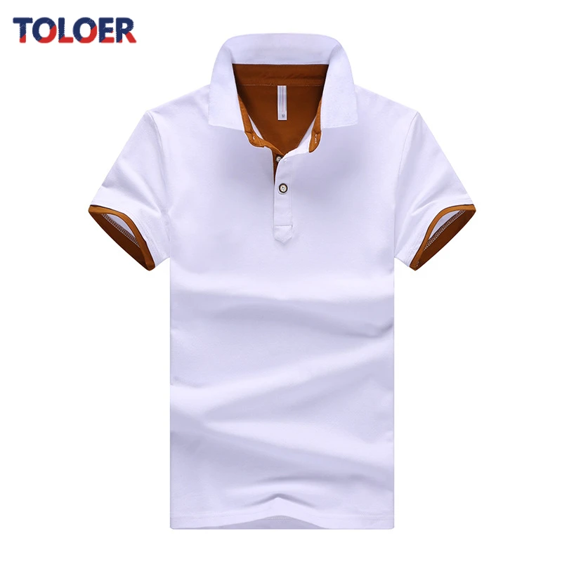 

New Men's Polo Shirt Trend Casual Solid Color High Quality Slim Short-sleeved T-shirt Lapel Summer Half-sleeve Clothes Tooling