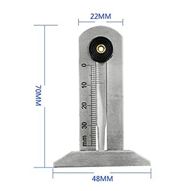 Измеритель глубины протектора автомобильных шин из нержавеющей стали