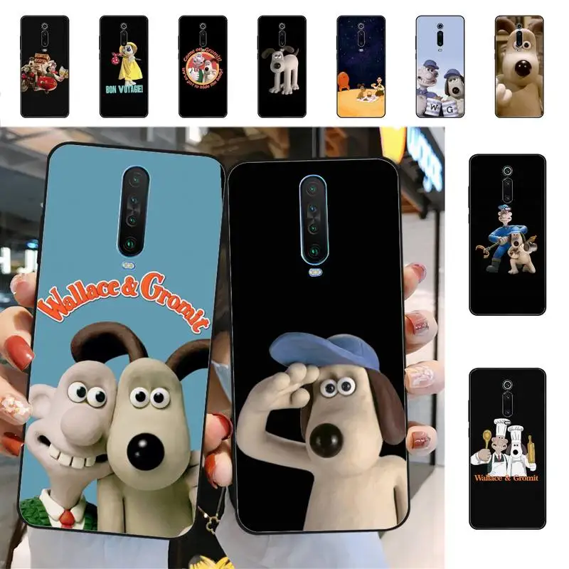

YNDFCNB Wallace And Gromit Phone Case for Redmi 5 6 7 8 9 A 5plus K20 4X 6 cover