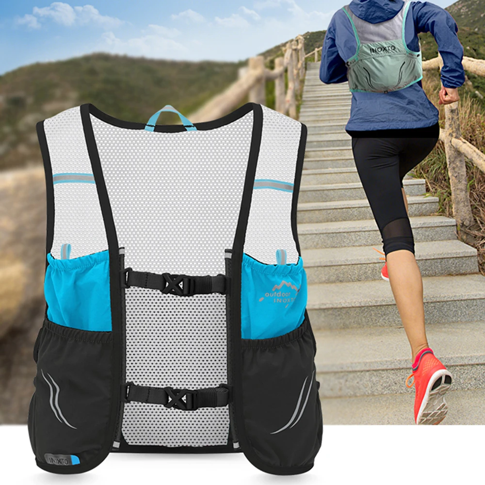 Ultra Lightweight Running Backpack 2.5L Hydration Vest Jogging Marathon Bag Men Women Bicycle Marathon Hiking Water Bottle Bag
