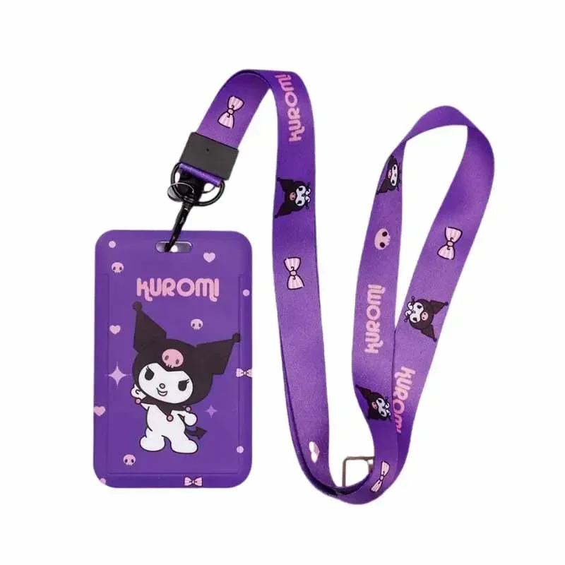 

Sanrioed Kawaii аниме мультфильм серия Защитный чехол карта доступа карта воды подвесной шейный ремешок чехол для карт