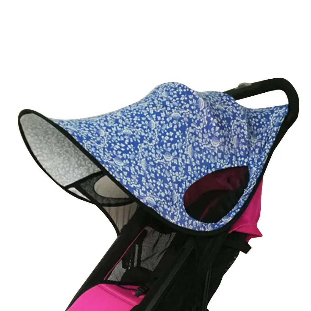 

Anti UV UPF50+ Lycra Fabric Cotton Baby Infants Strollers Sun Shade Summer Seat Good Elastic Sun Canopy