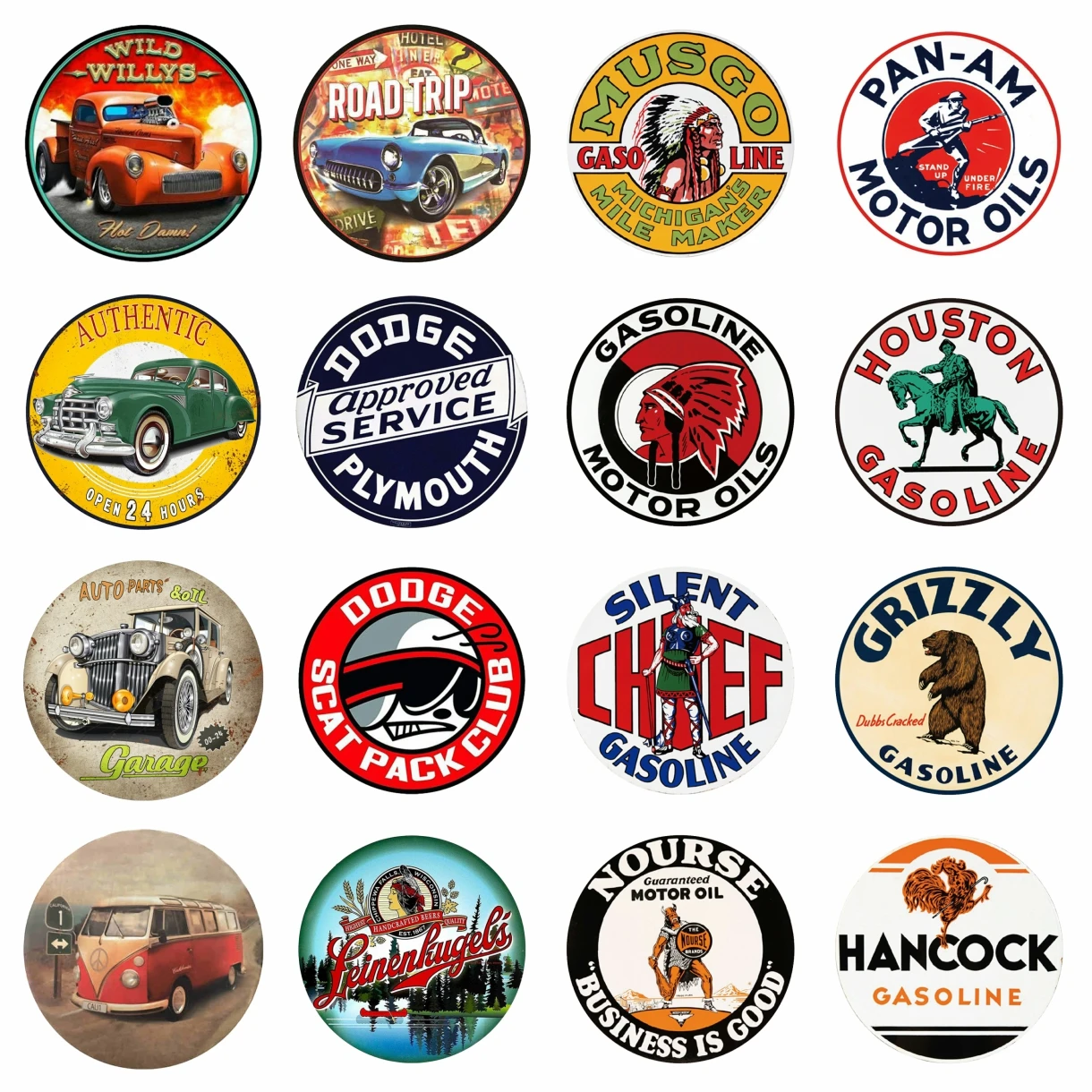 

Round Metal Tin Painting Sign Plaque Wall Car Posters Iron Painting for Bar Home Tin Painting Wall Decor Art Poster Decor 30x30