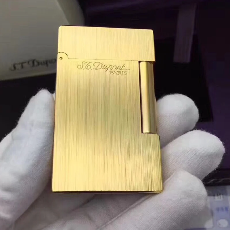 Высококачественный современный металл ST Dupont для рисования газа, табака, мягкая лампа для курения, яркий звук