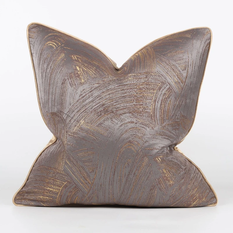 

Роскошный жаккардовый чехол для подушки, 45x45 см, в полоску