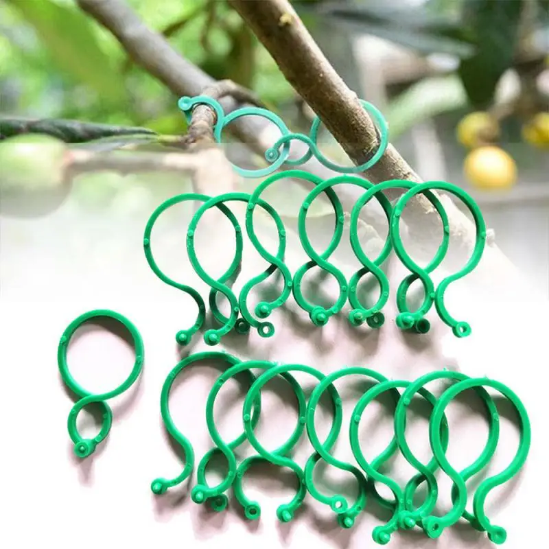 

50 шт., пластиковые зажимы для растений