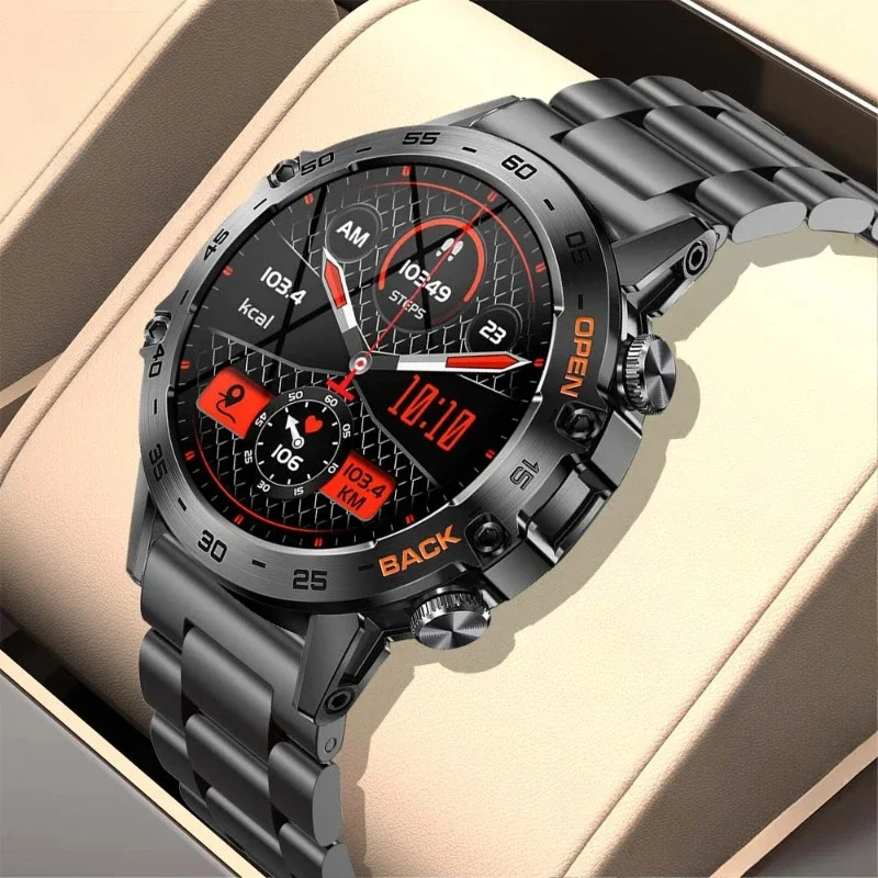 

Мужские Водонепроницаемые Смарт-часы с Bluetooth, пульсометром и оксиметром