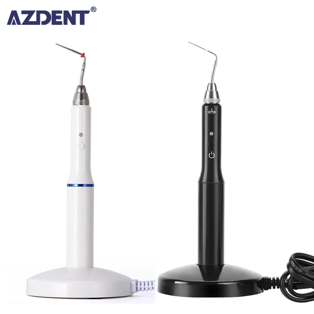 AZDENT Dental Cordless Wireless Gutta Percha Obturation System Endo Heated Pen+ 2 Tips Dentistry Instrument