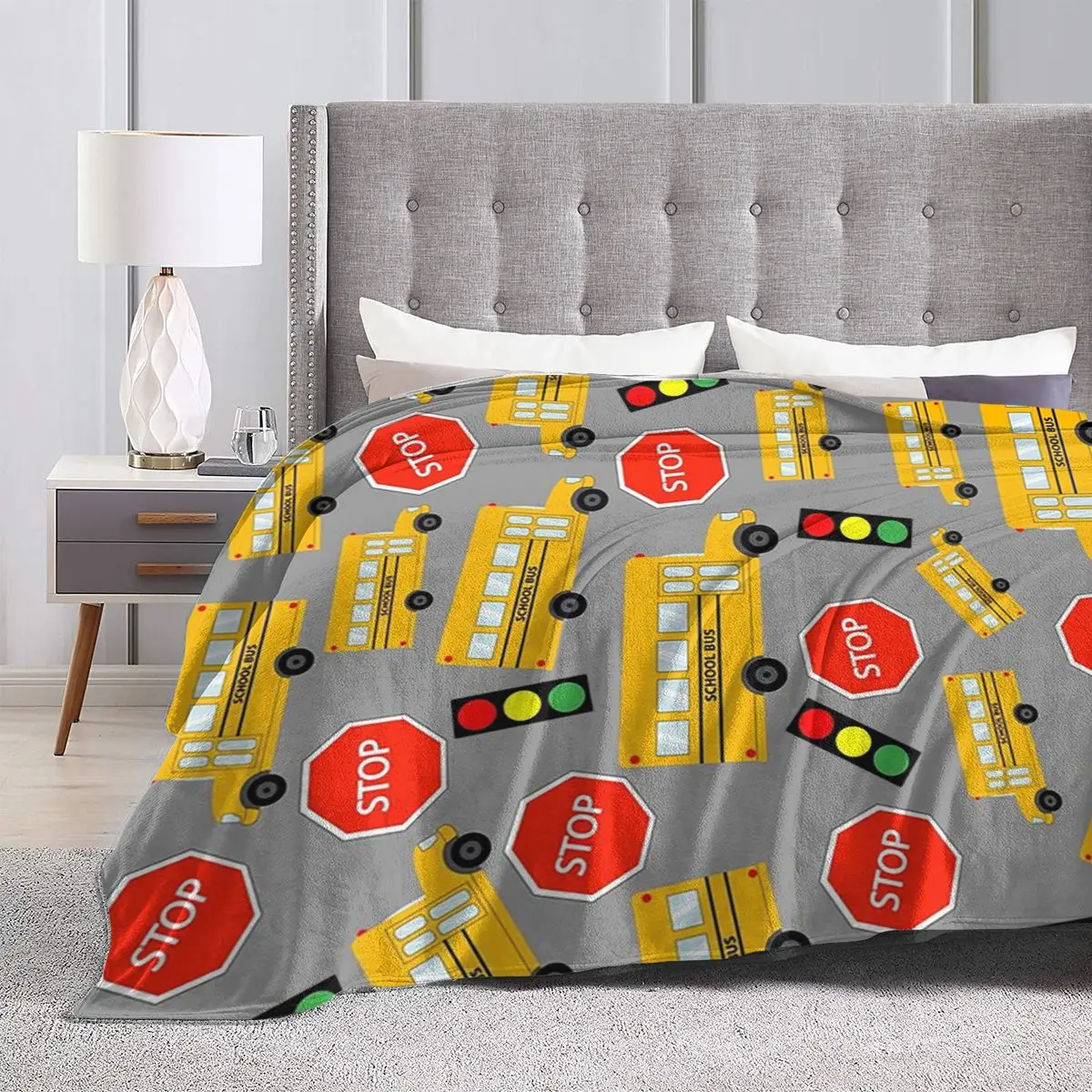Желтое школьное освещение одеяла с рисунком мягкое теплое Фланелевое покрывало