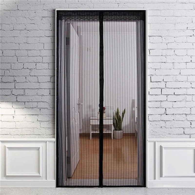 

Magnetic Mosquito Nets for Doors Diamond Mesh Door Curtain Automatic Closing Fly Net Can Be Customized Magnetic Mosquito Net