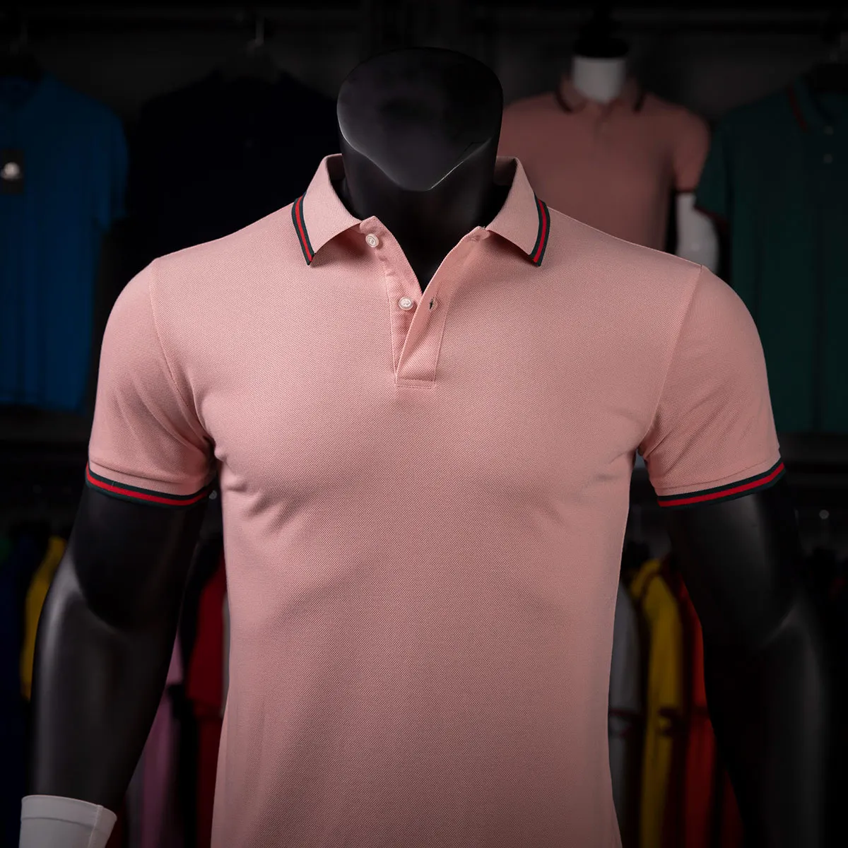 

Men Golf Shirt Luxury Business Casual Polo Shirt Quick-drying Fashion Slim Lapel Short Sleeve Top High Quality Polo Men Summer