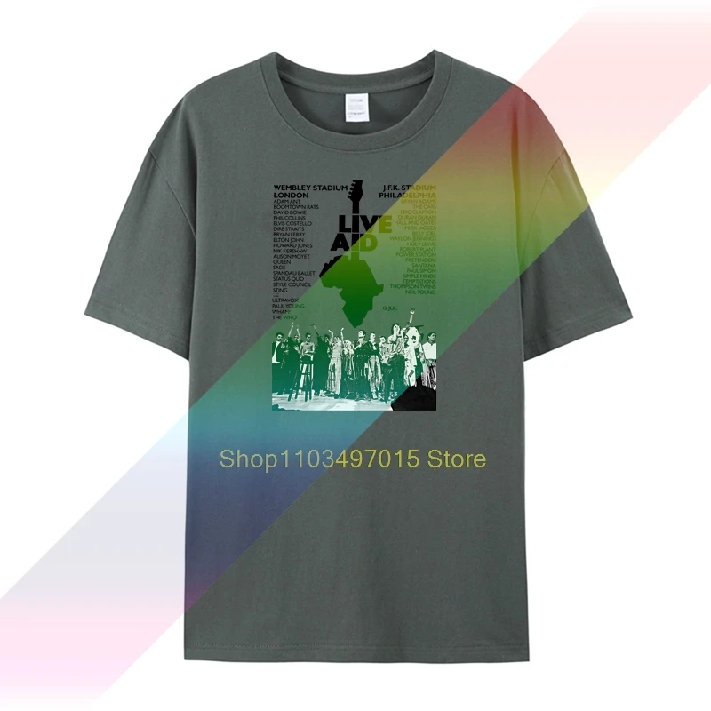 Богемная футболка Дэвида рапсоди Боуи с Фредди Меркьюри для живой помощи Мужская