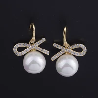 mosquito coil ear clip without ear hole womens fashion temperament bow micro set ear studs all match fashion hot sale