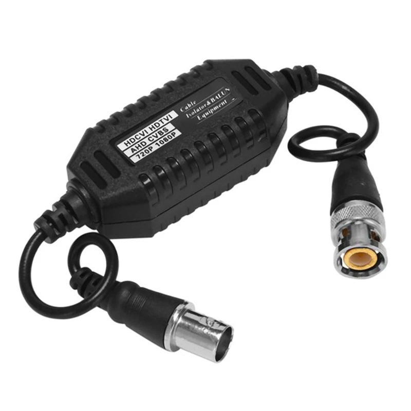 

Hot 1Pack Coaxial Video Ground Loop Isolator Balun Male To Female For CCTV Camera