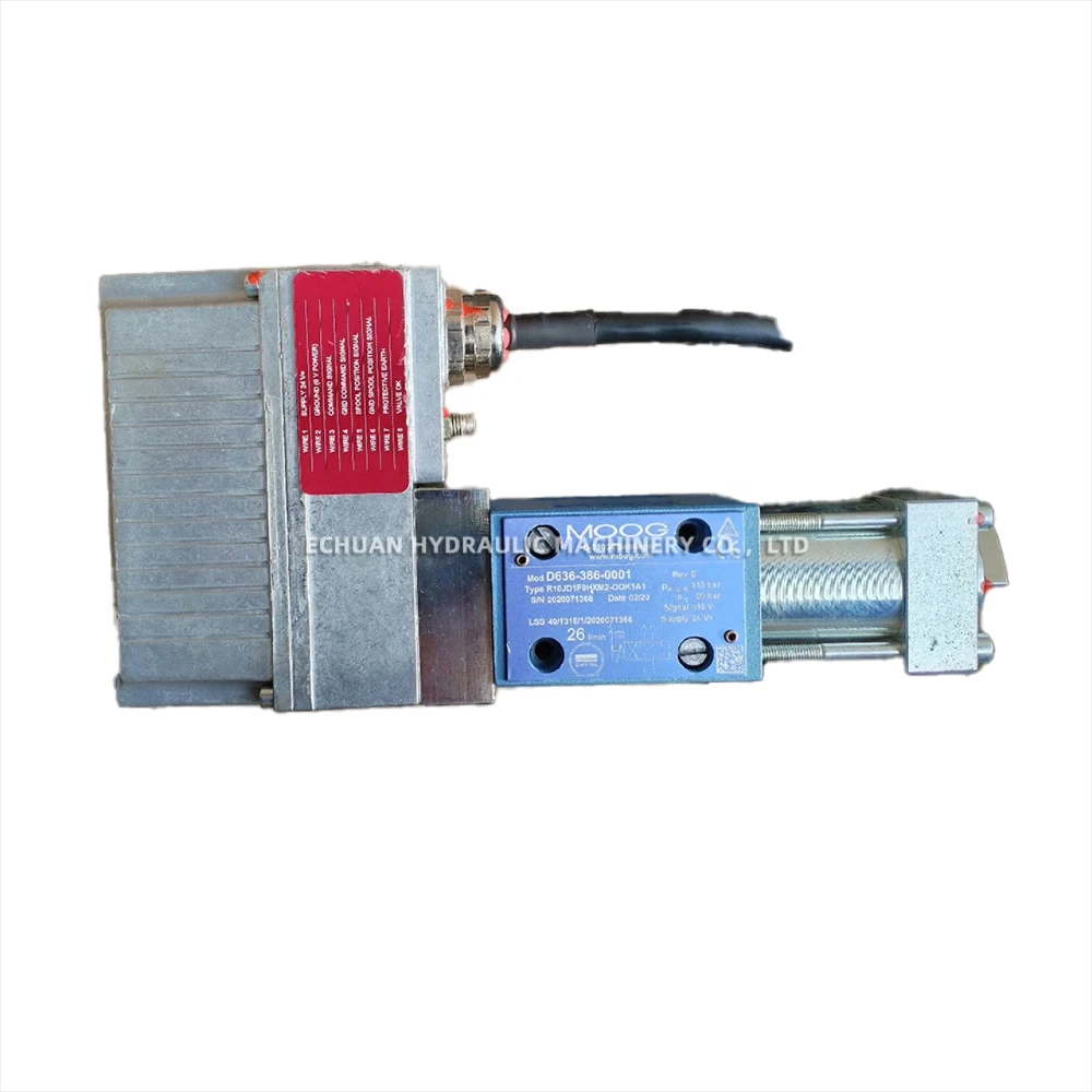 M гидравлический сервоклапан MOOG D636-386-0001 R10JD1F0HXM2-OOK1A1 гидравлические
